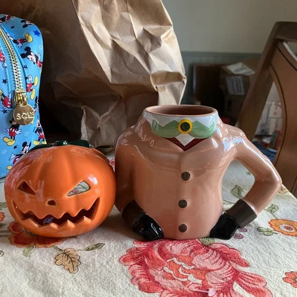 New Disney Parks headless horseman mug and candle votive - Picture 4 of 4